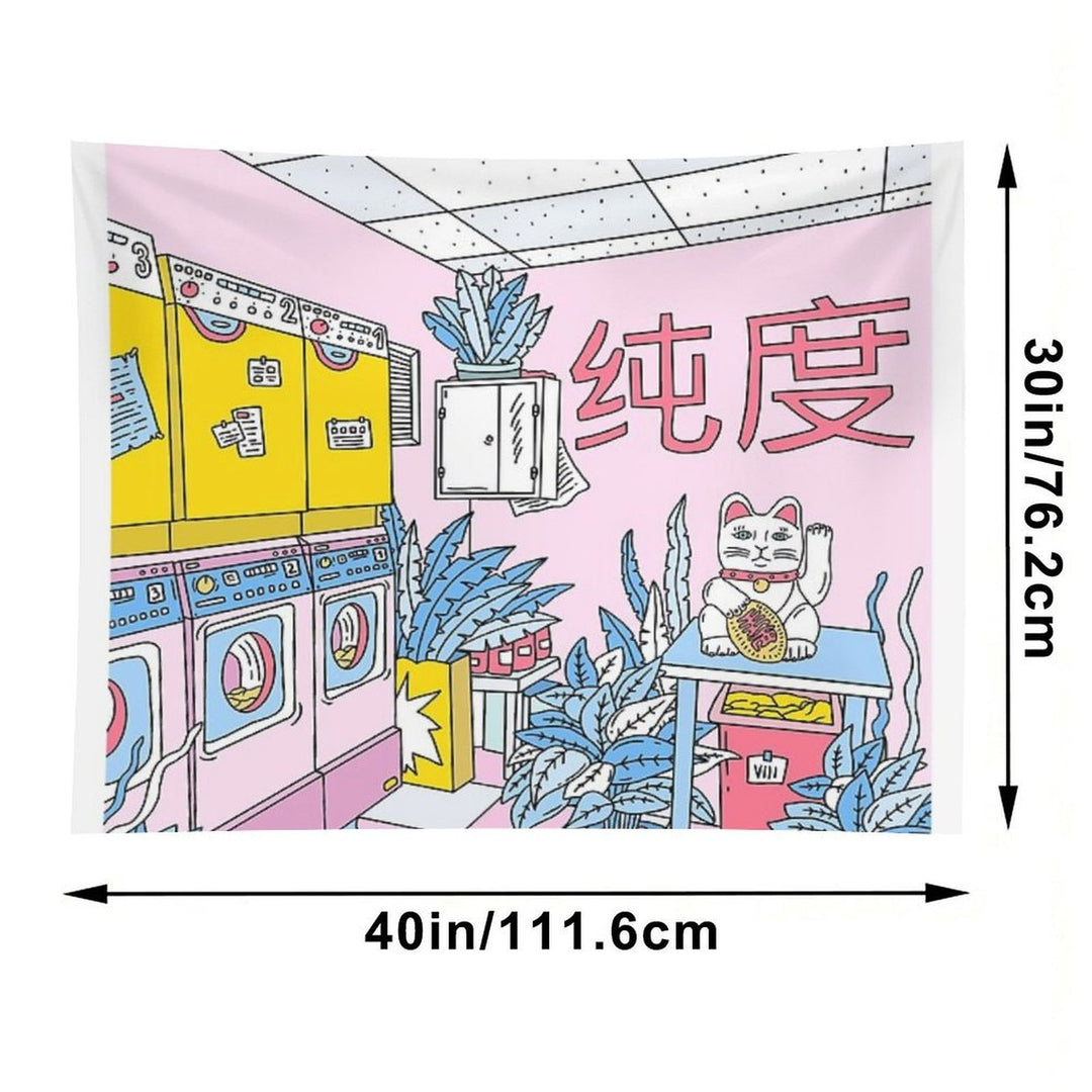 MANEKI WASH BLUE Tapestry