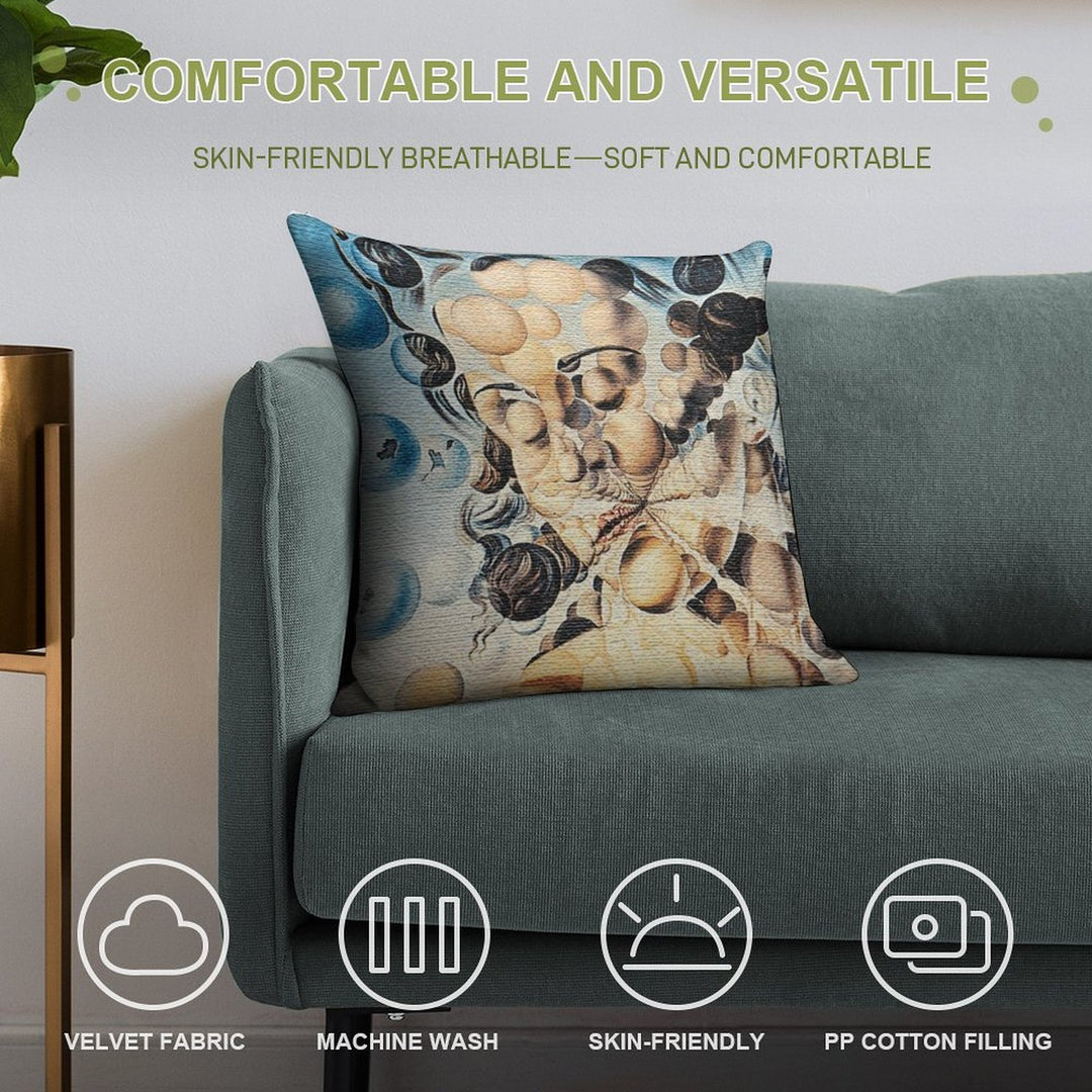 Galatea of The Spheres Soft Skin-Friendly Throw Pillow