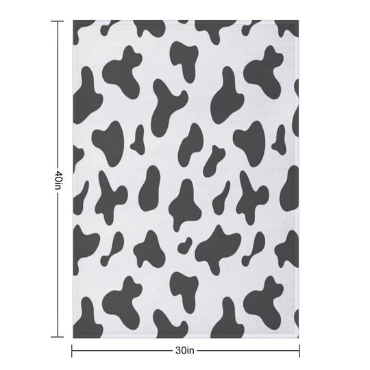 Kawaii Cow Shrink-resistant Throw Blanket