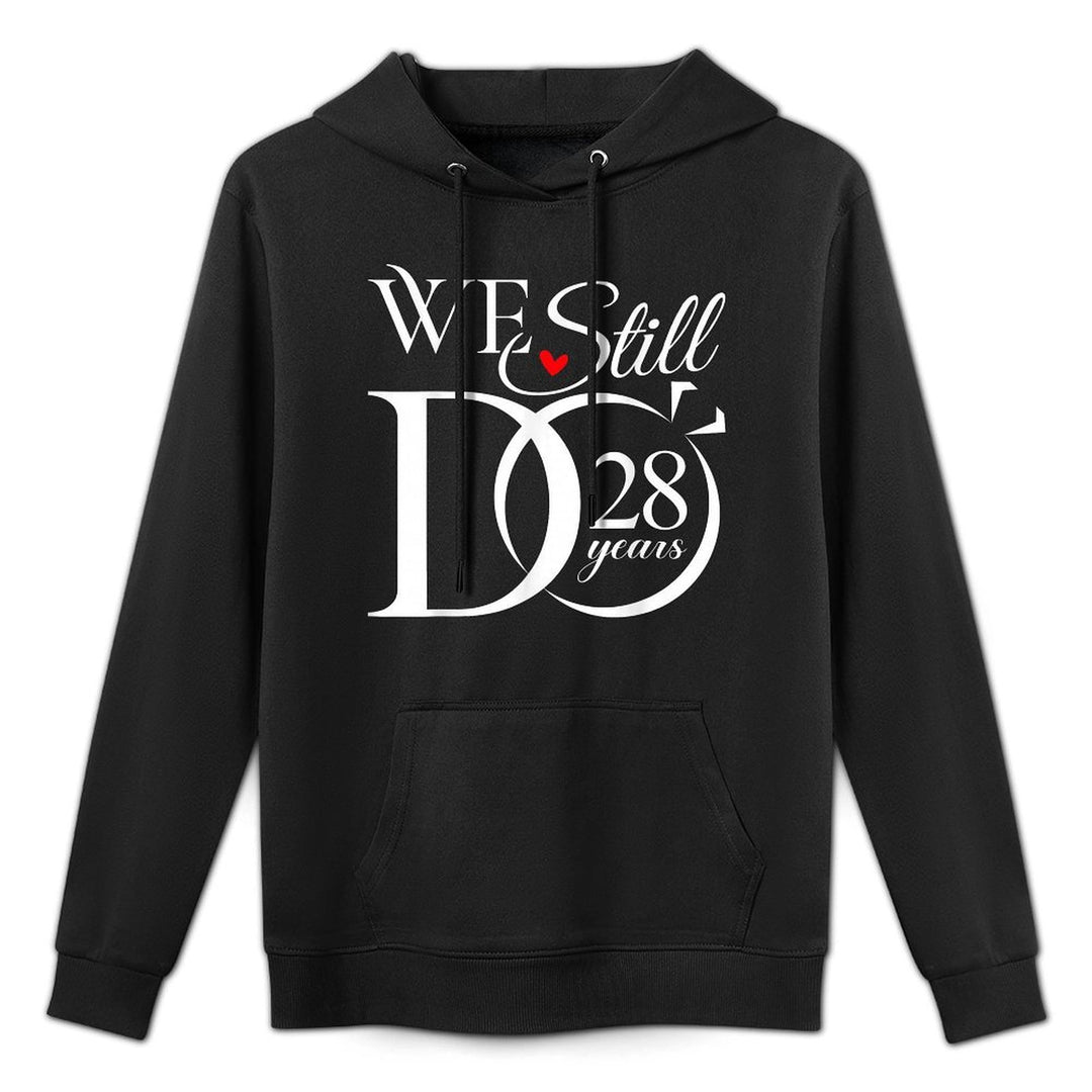 We Still Do 28 Years Funny Couple 28th Wedding Anniversary Unisex Design Hoodie
