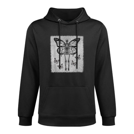 Skeleton Fairy Grunge Fairycore Aesthetic Goth Gothic Durable Construction Hoodie
