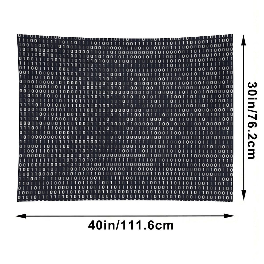 Binary Matrix Code Tapestry