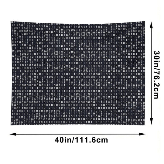 Binary Matrix Code Tapestry