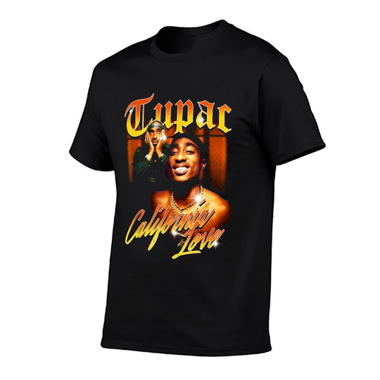 Official Tupac Love Vintage California, Black  Odor-resistant T-Shirt