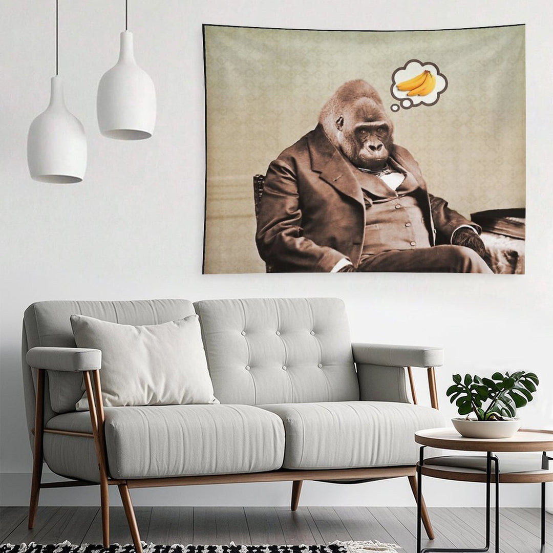 Gorilla My Dreams Tapestry