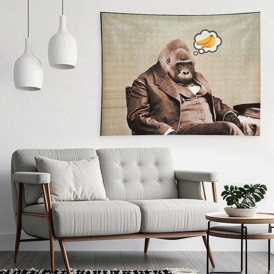 Gorilla My Dreams Tapestry