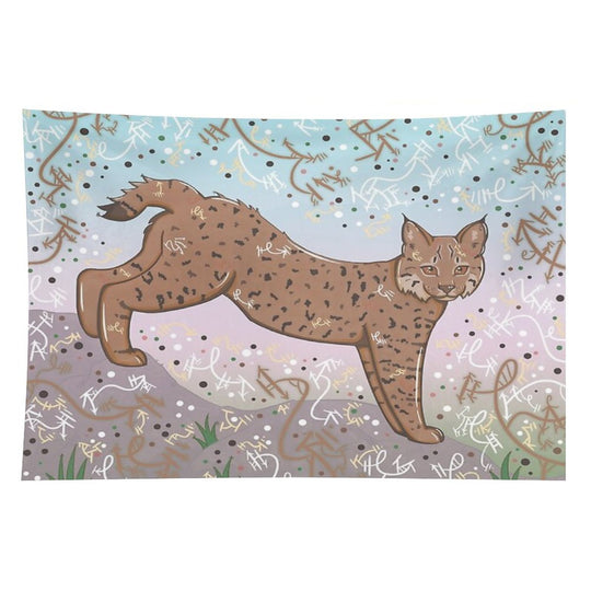 Little Bobcat Tapestry
