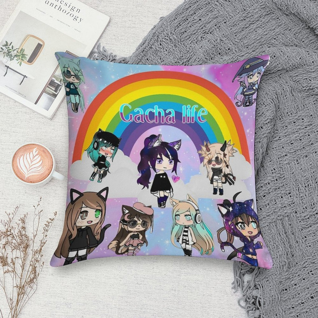 Gacha Life  Anime Pack Soft Warmth Comfort Throw Pillow