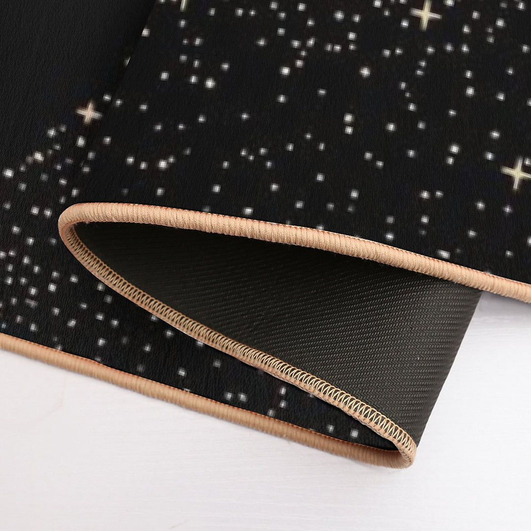 Star Eater Dark GOLD Version  Stain-Proof Bath Mat