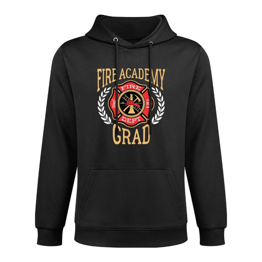 Fire Academy Grad Graduation Shape Retention Hoodie