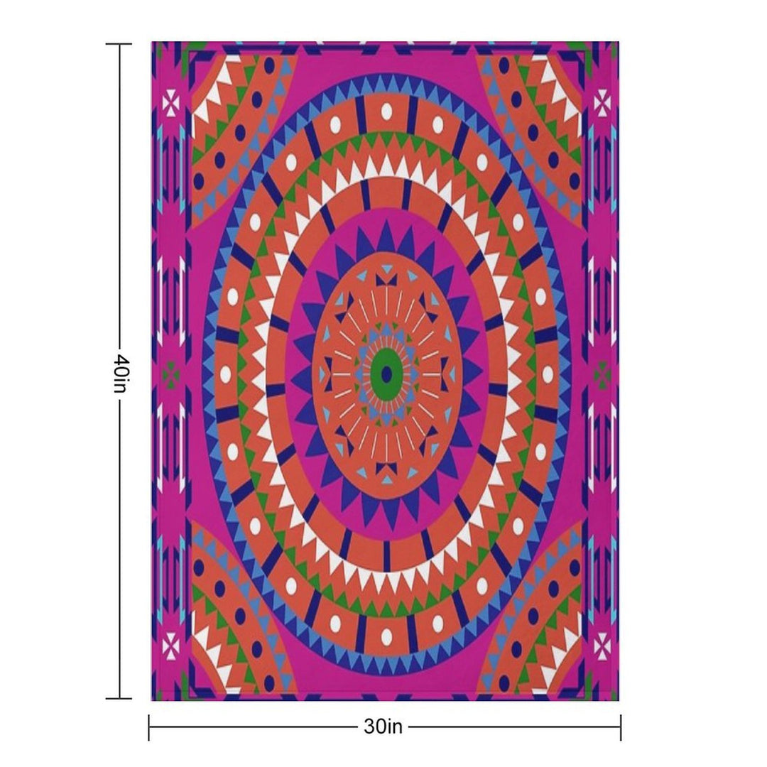 Mandala (Awakening) Versatility Throw Blanket