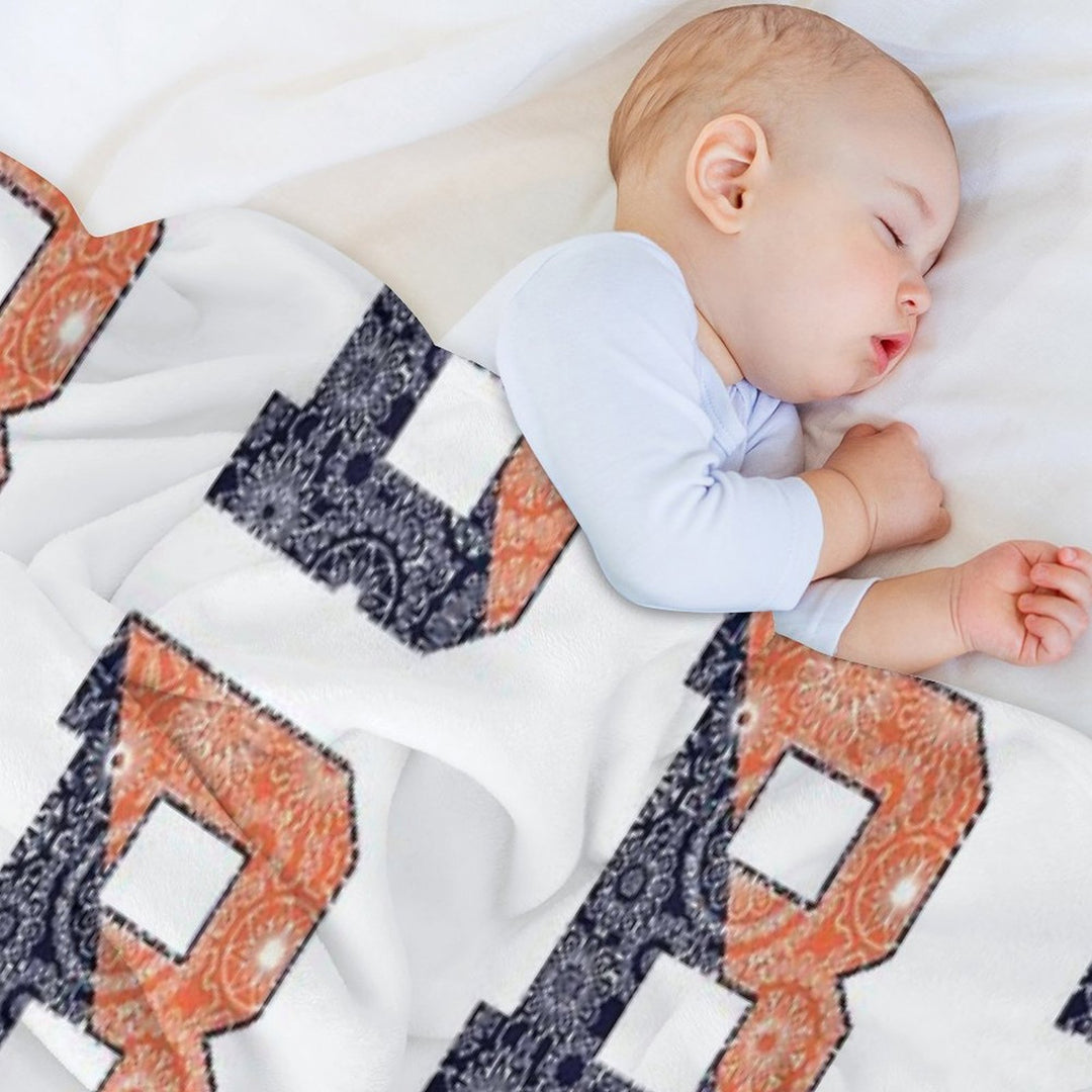 Bucknell B - Full Pattern Quick-dry Throw Blanket