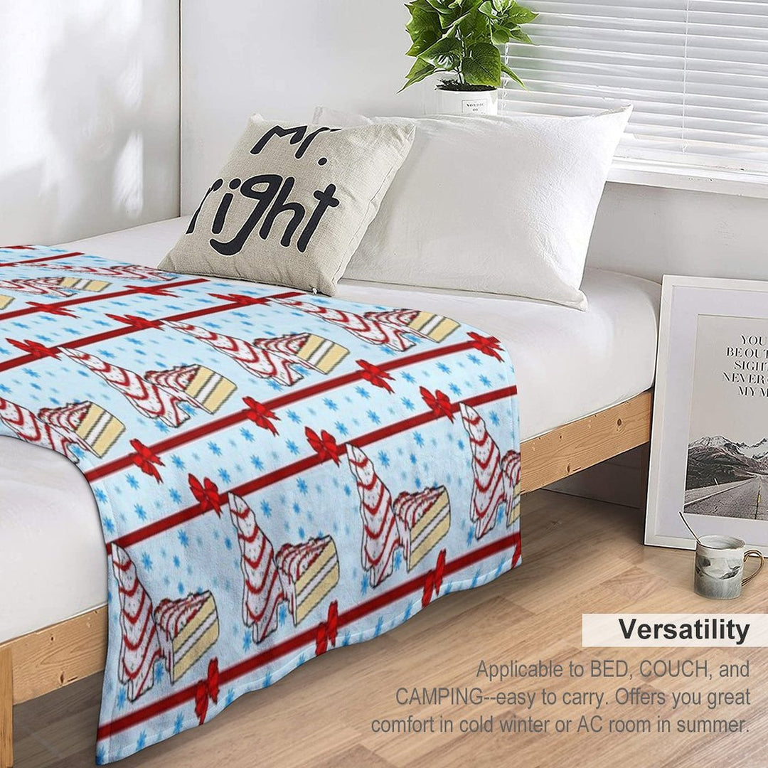 Little Debbie Christmas Cakes Compact Throw Blanket