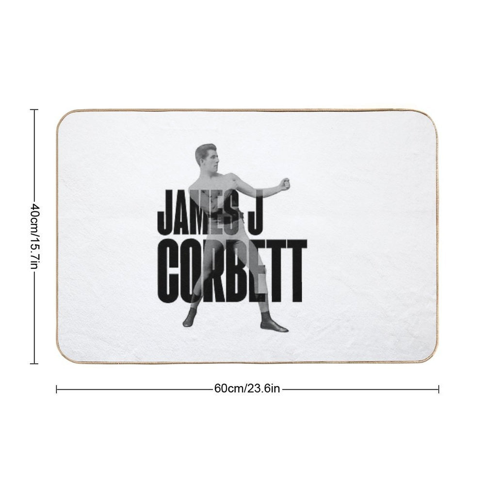 James J Corbett  Dirt-Trapping Bath Mat