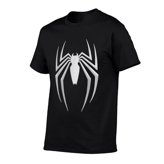 Marvel Spider-Man 2 Silver Spider Chest Emblem Comfortable T-Shirt