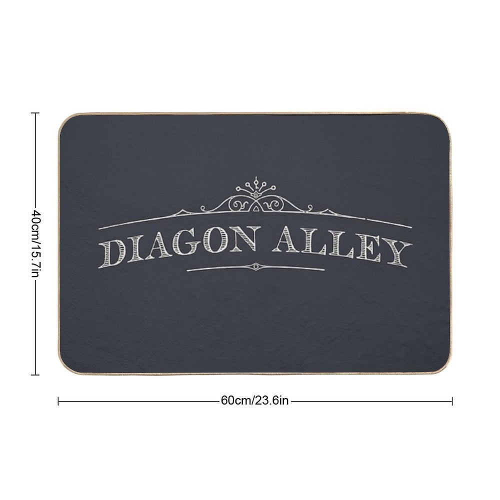 Diagon Alley  Easy Maintenance Bath Mat