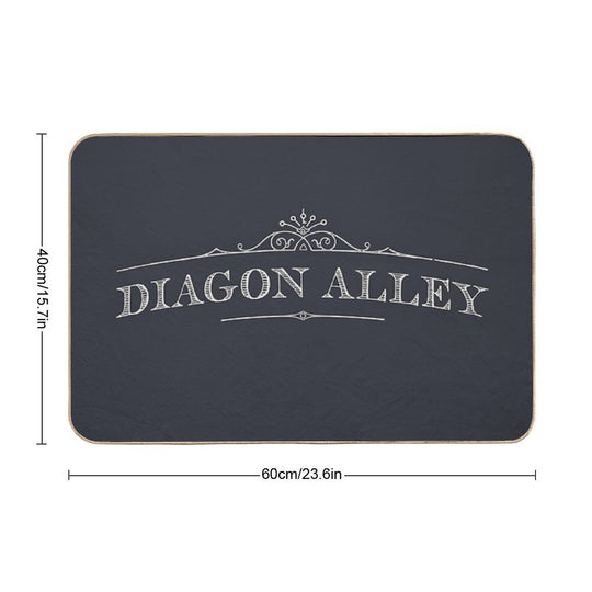 Diagon Alley  Easy Maintenance Bath Mat