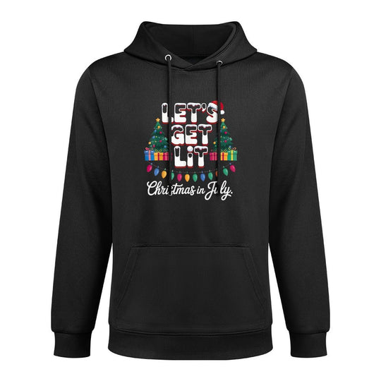Lets Get Lit Christmas In July Casual Wear Hoodie