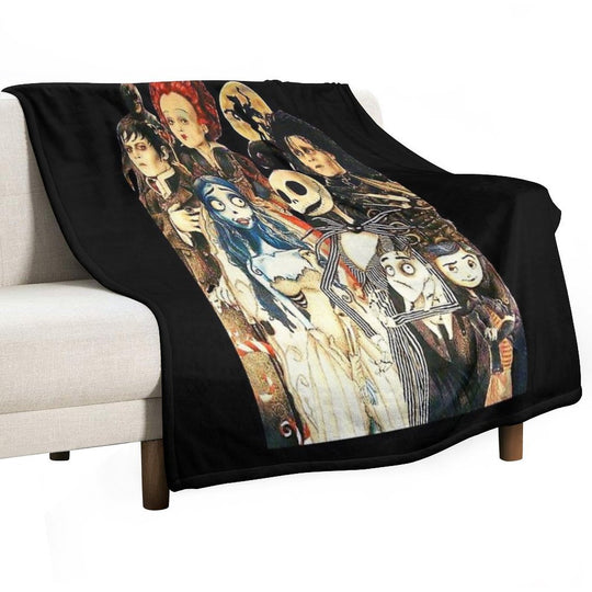 Tim Movie Horror Characters Film Durable Throw Blanket