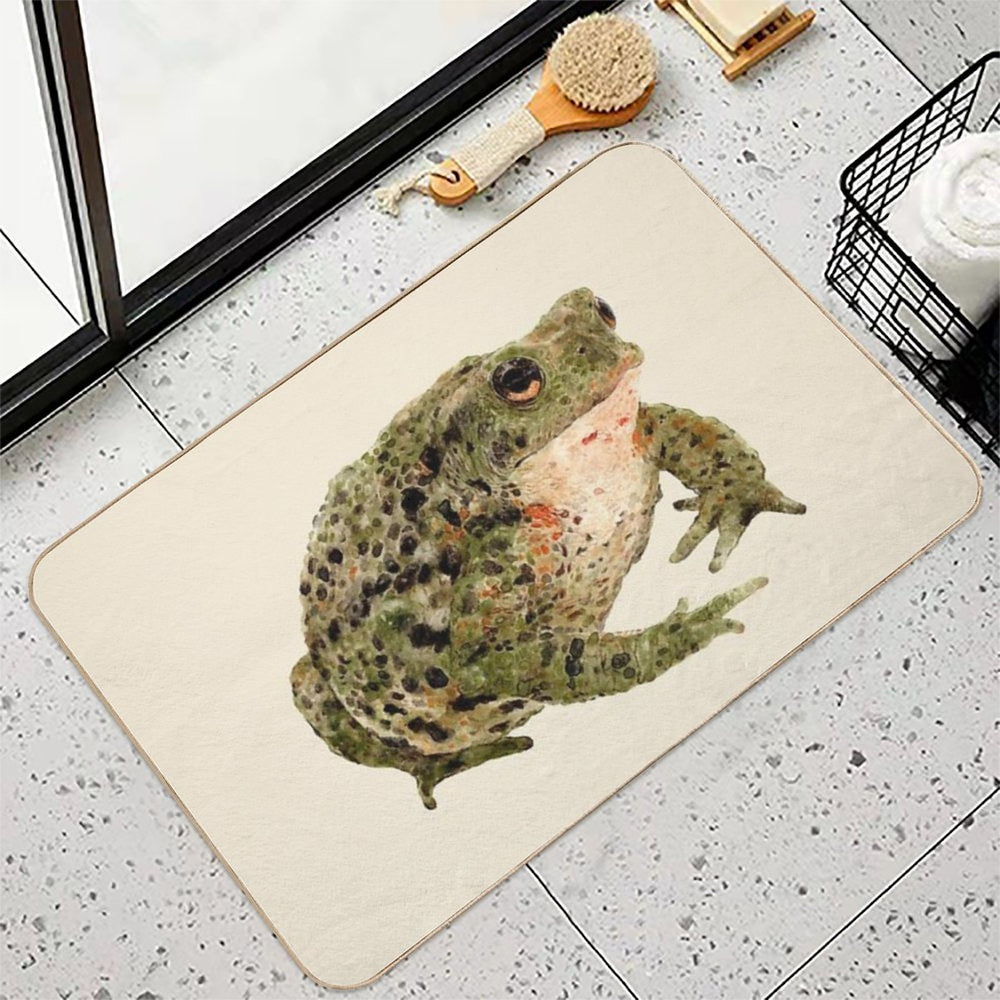 Toad Todd Frog  Rapid-Drying Bath Mat
