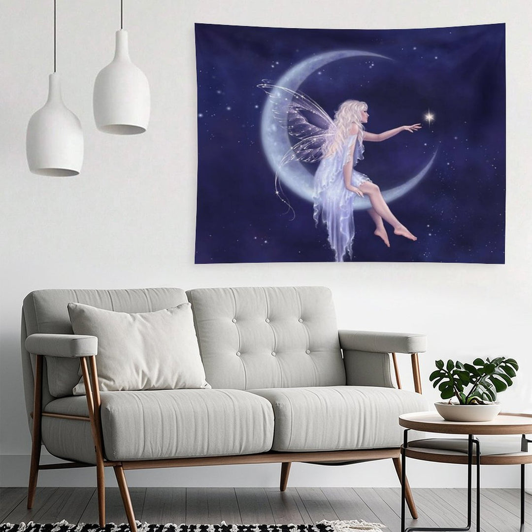 Birth of A Star Moon Fairy Tapestry