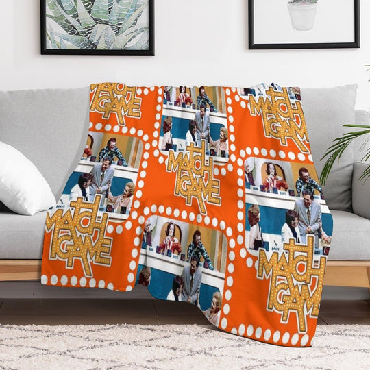 Match Game Cast Tribute Easy Care Throw Blanket