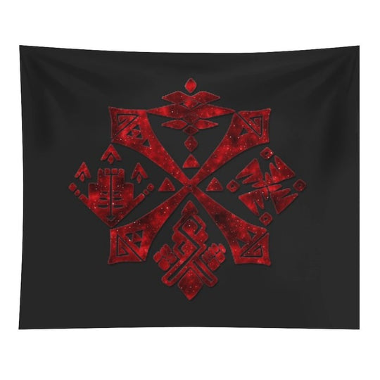 Monster Hunter - Hunter's Guild Emblem (Galaxy Design) Tapestry
