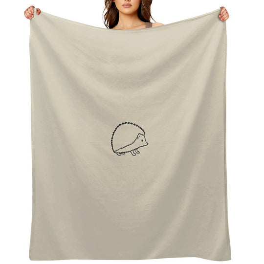 Softy Hedgehog All-season Throw Blanket
