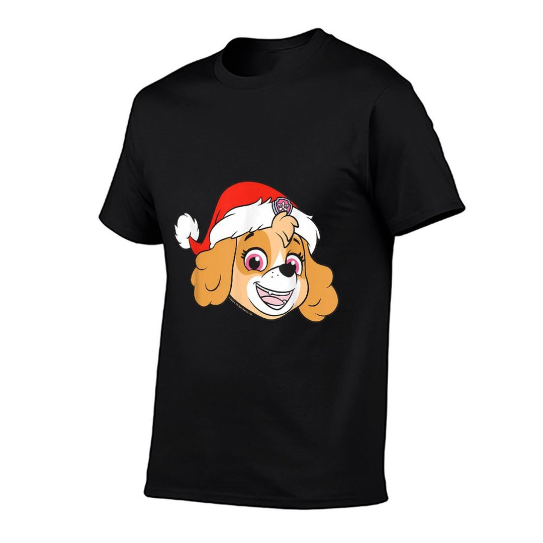 PAW Patrol Skye Christmas Santa Hat  Fade-proof Color T-Shirt
