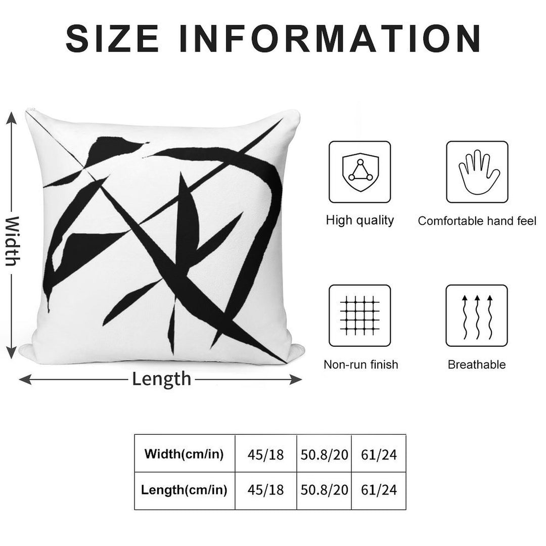 Abstract Soft Gift Ready Throw Pillow