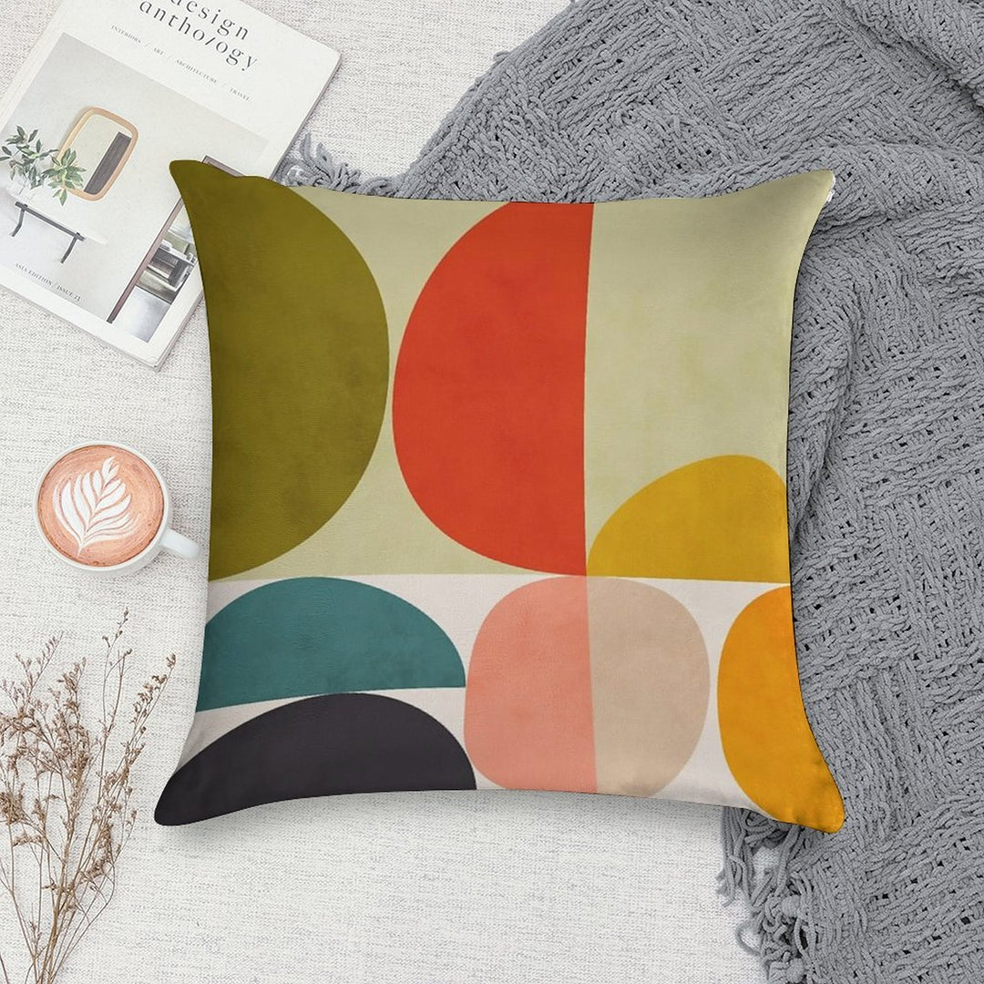 Mid Century 3 Soft High-Density Material Throw Pillow