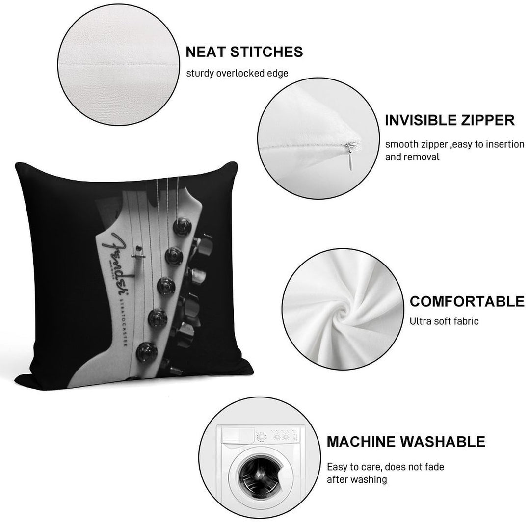 Stratocaster Soft Bedroom Essential Throw Pillow