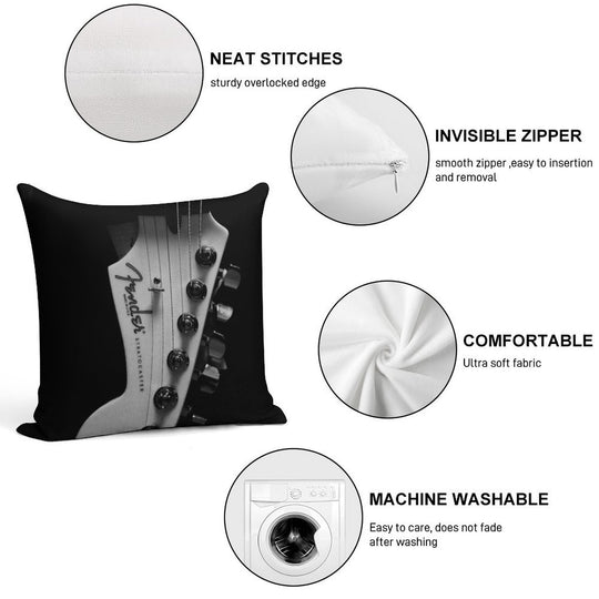 Stratocaster Soft Bedroom Essential Throw Pillow