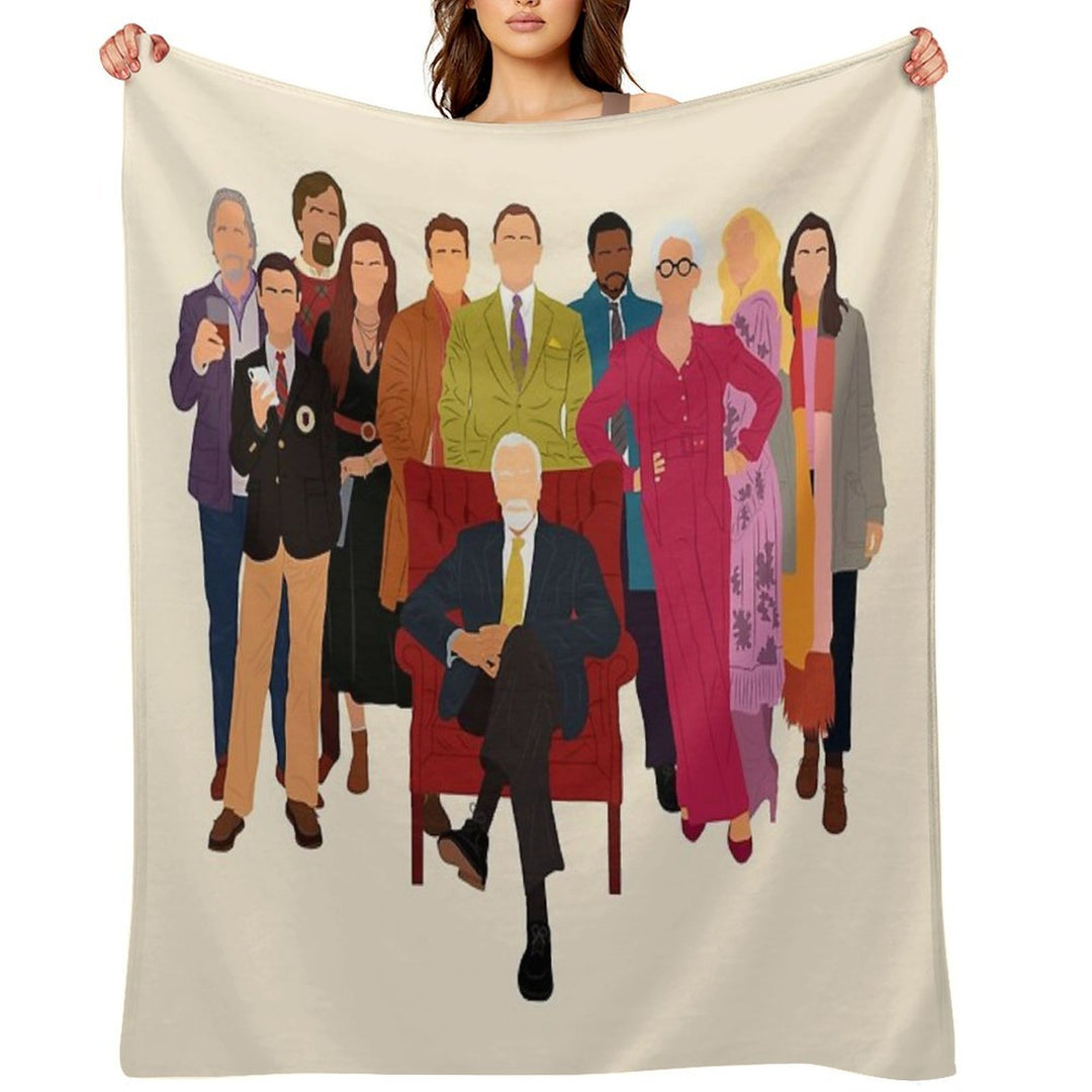 Knives Out Easy Care Throw Blanket