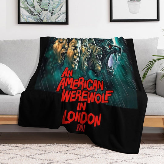 An American Werewolf in London Anti-pilling Throw Blanket