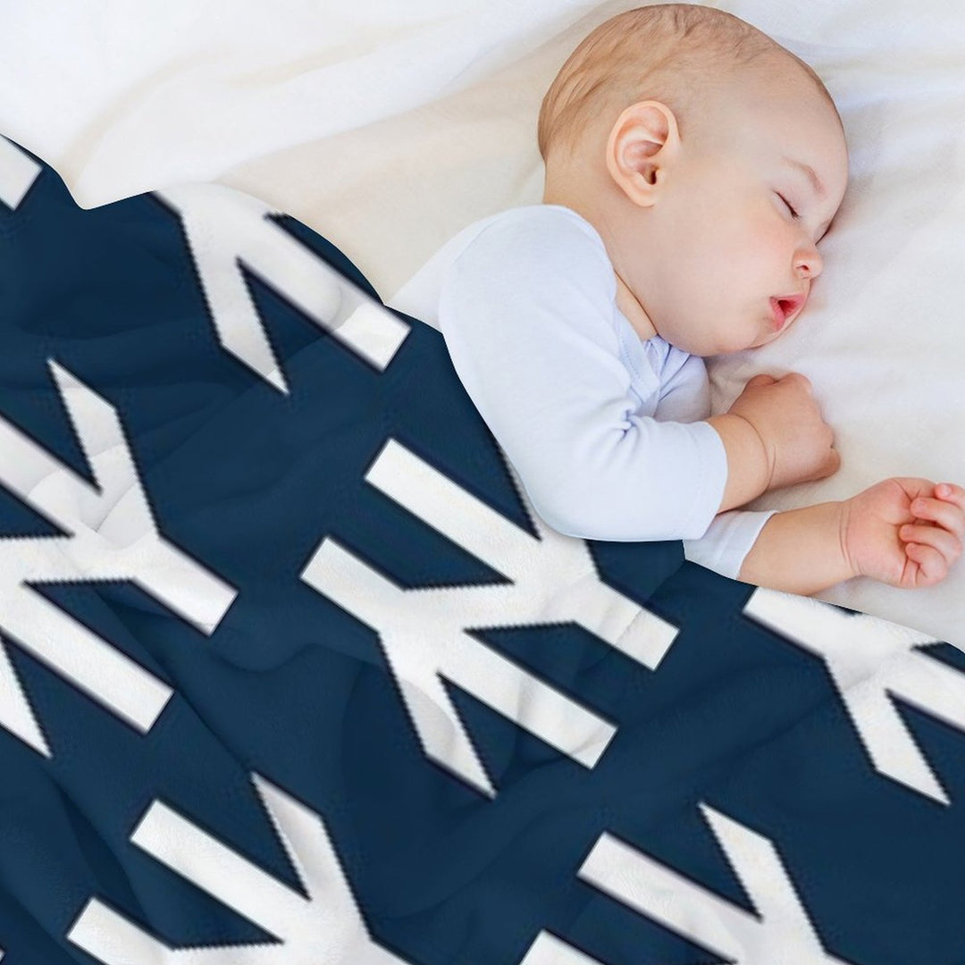 British Rail White Versatility Throw Blanket