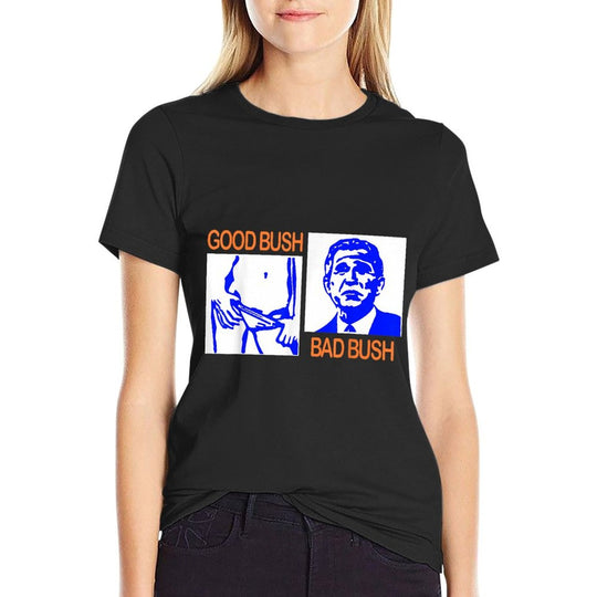 Good Bush Bad Bush Funny George W. POTUS USA Vintage  Classic T-Shirt