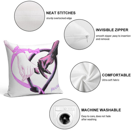 DDLG Love Classic Soft Warmth Comfort Throw Pillow