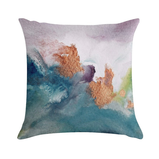Abstract Birth Soft Skin-Friendly Throw Pillow