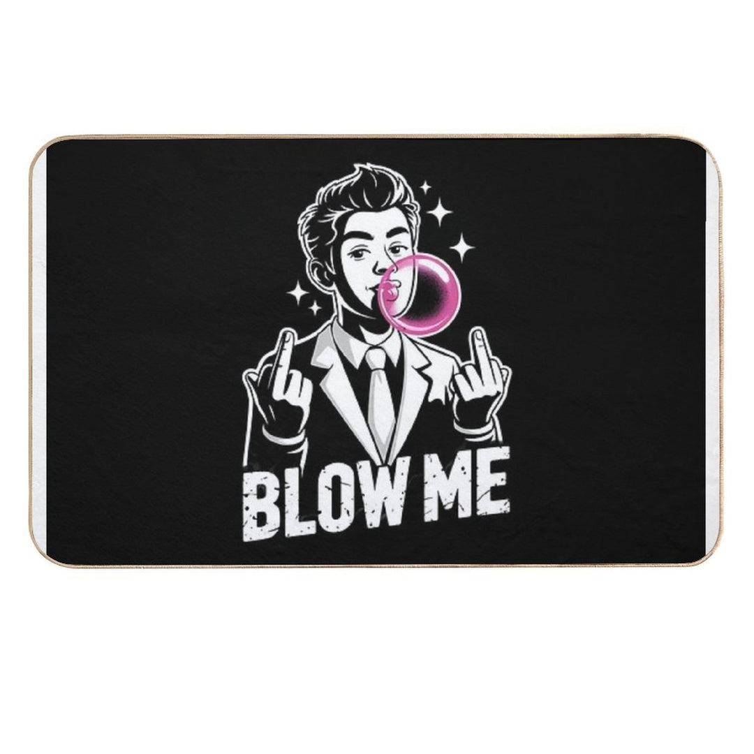 Blow Me Trump Pink Bubble Gum Donald Trump  Versatile Bath Mat