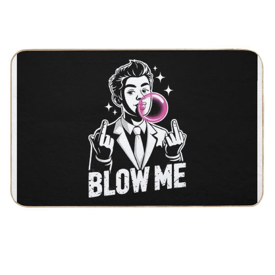 Blow Me Trump Pink Bubble Gum Donald Trump  Versatile Bath Mat