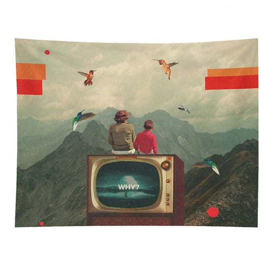 Mother Protect Me from The Sadness of This World Tapestry