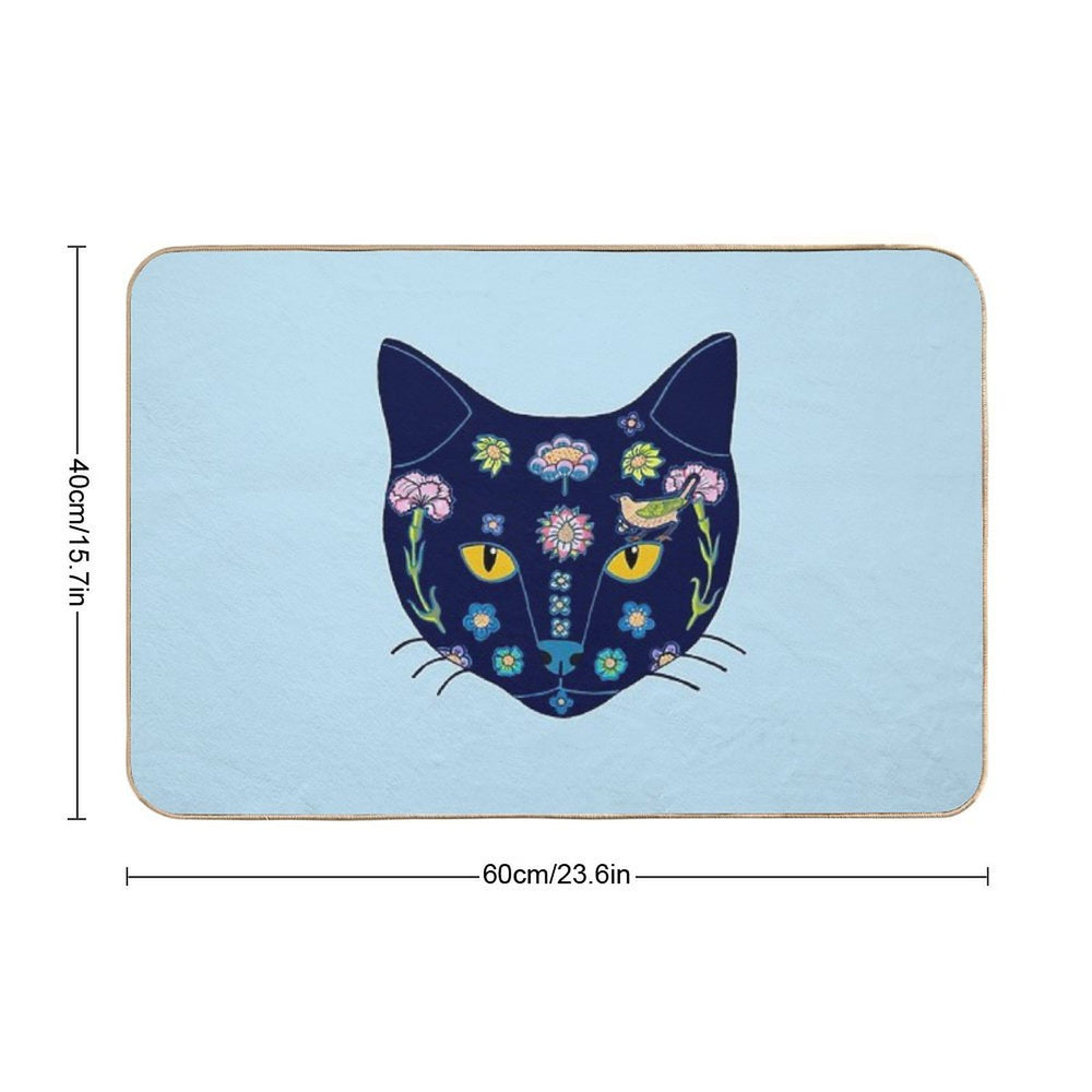 Moon Cat  Toxin-Free Bath Mat
