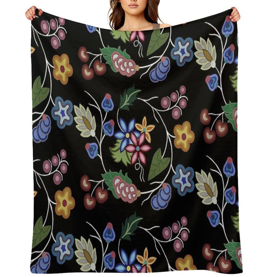 Anishnawbe Machine-washable Throw Blanket