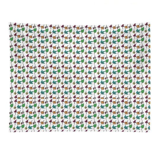 Autumn Leaves Pattern Tapestry