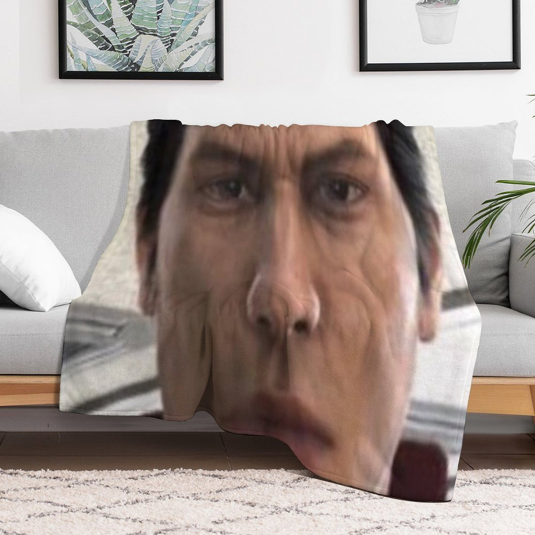 When The McRib Shrink-resistant Throw Blanket