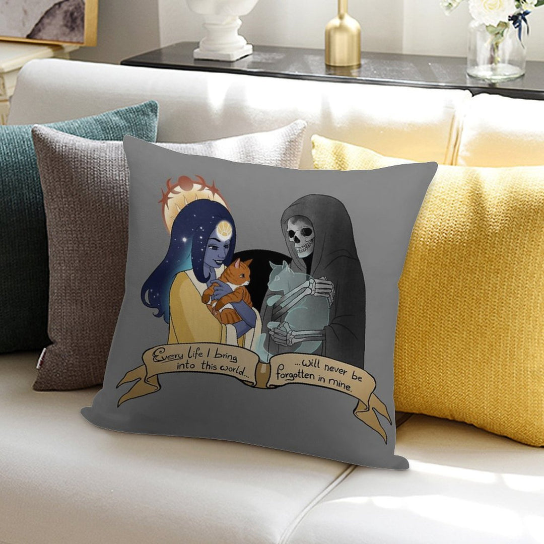 Life & Death Soft Decorative Cover Throw Pillow