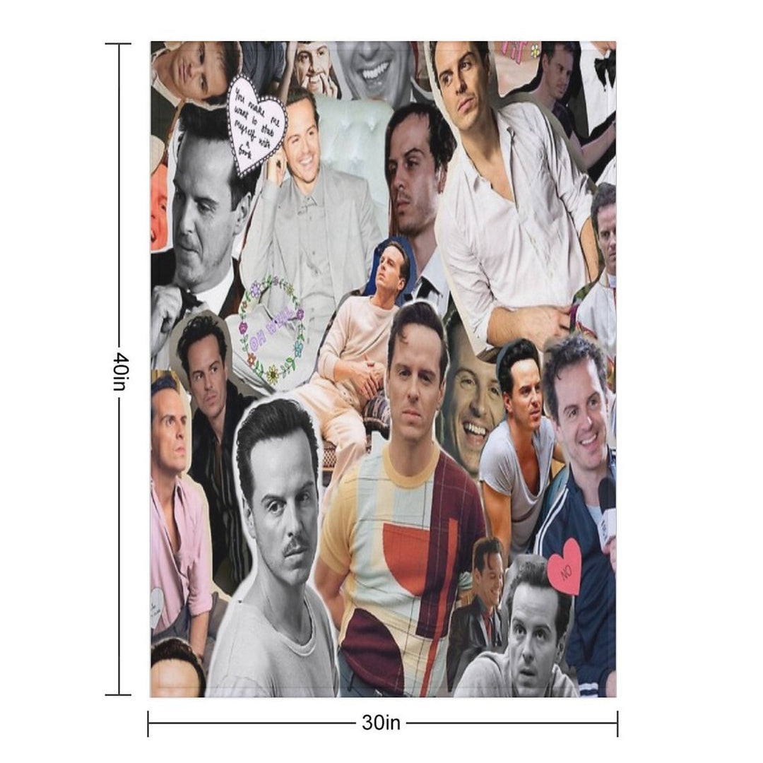 Andrew Scott More Like Andrew Hot Easy Care Throw Blanket