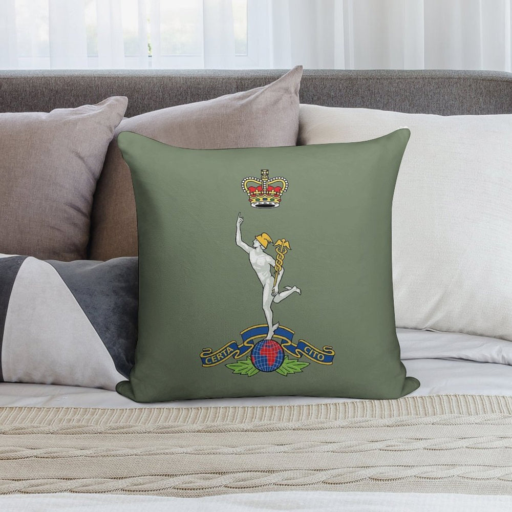 Royal Corps of Signals - British Army Soft Durable Construction Throw Pillow