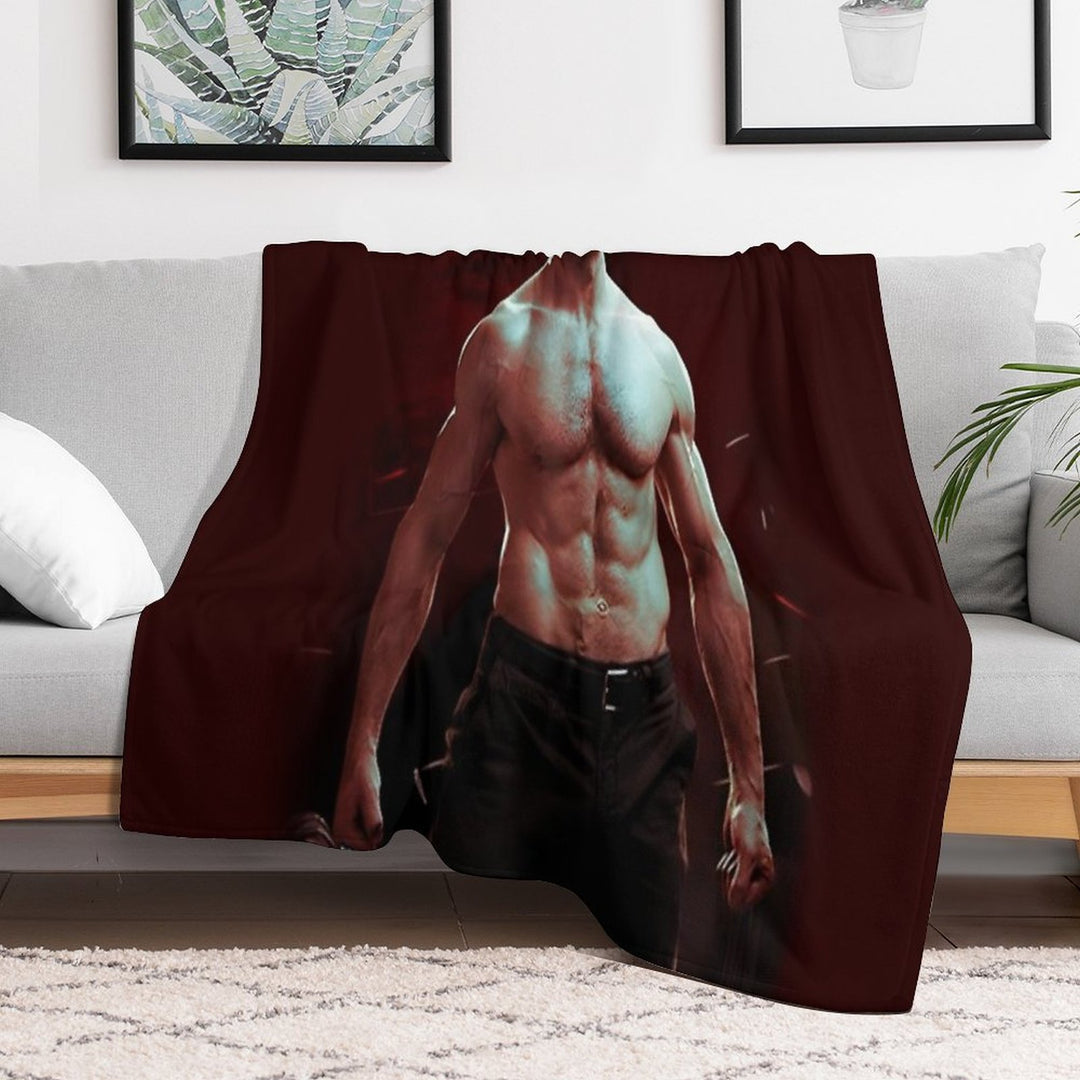 Hugh Jackman All-season Throw Blanket